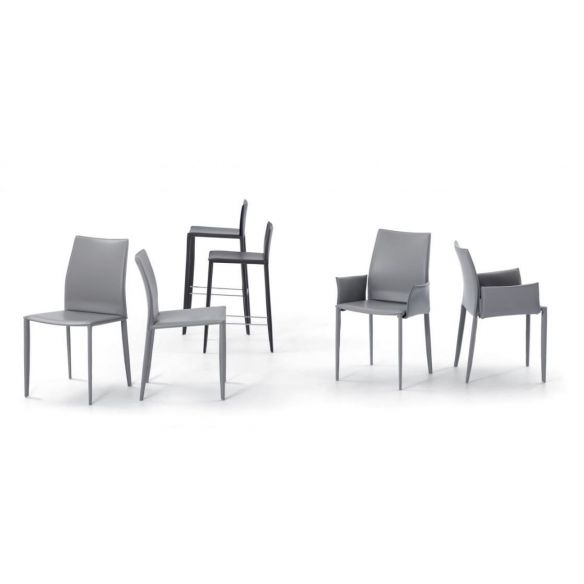 Chaise Linda dossier bas BONTEMPI CASA