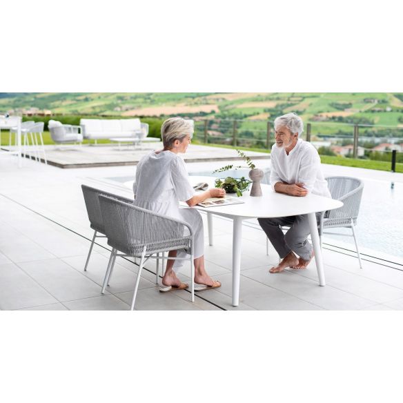Table extérieure ovale Ellisse VARASCHIN