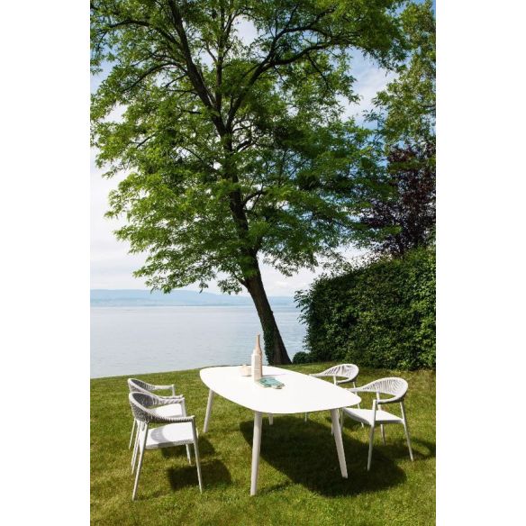 Table extérieure ovale Ellisse VARASCHIN