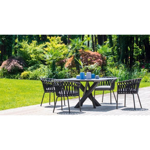 Table carrée extérieure system star VARASCHIN