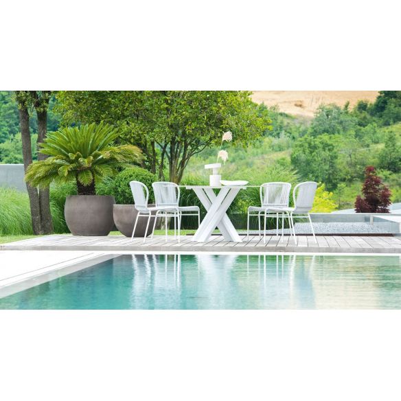 Table extérieure ronde system star VARASCHIN