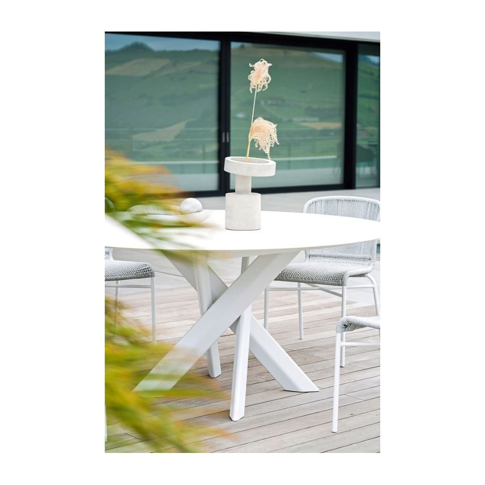 Table extérieure ronde system star VARASCHIN