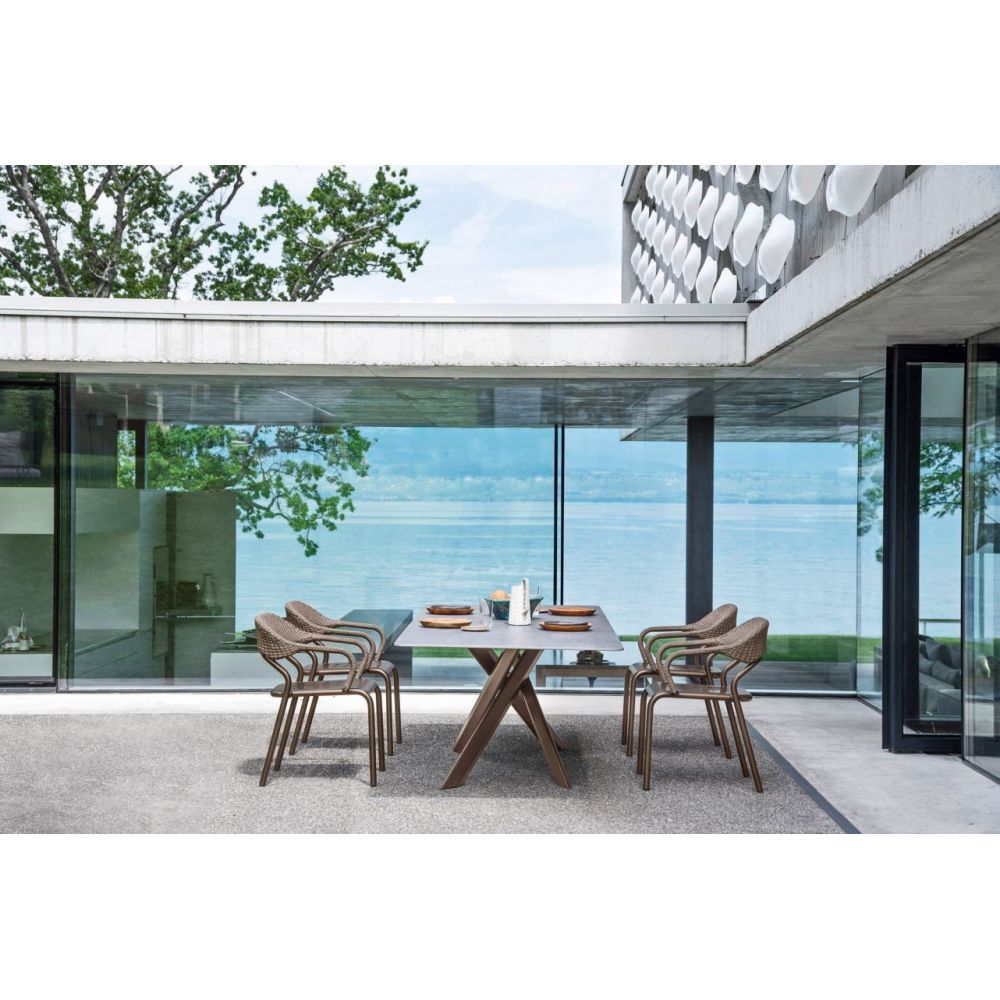 Table extérieure ovale system star VARASCHIN