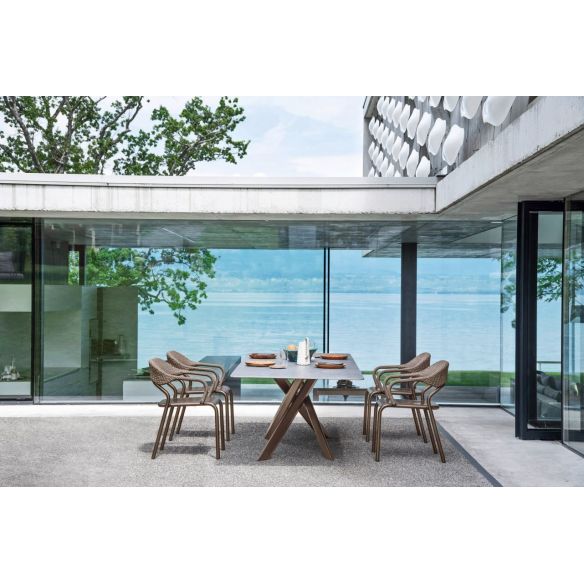 Table extérieure ovale system star VARASCHIN