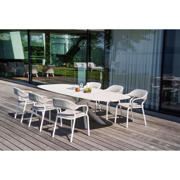 Table extérieure ovale system star VARASCHIN