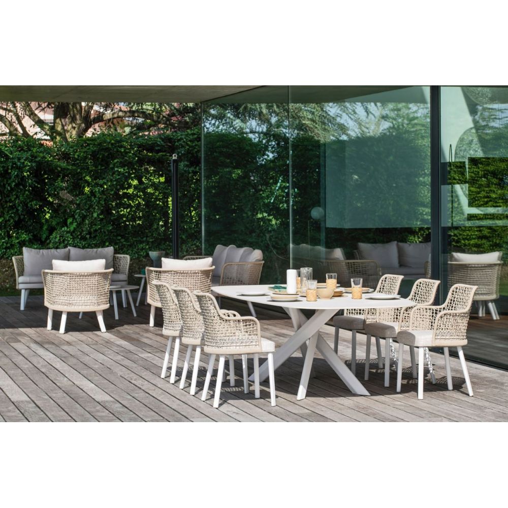 Table extérieure ovale system star VARASCHIN