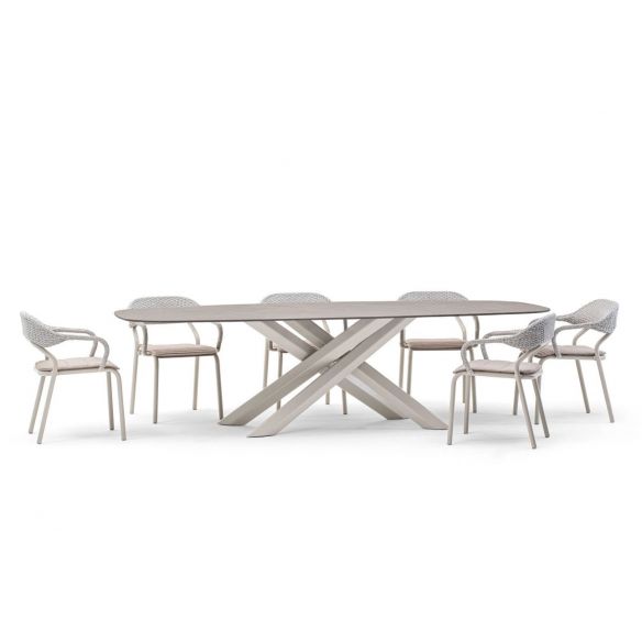 Table extérieure ovale system star VARASCHIN