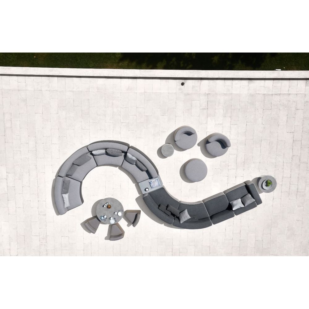 Canapé extérieur modulable Belt VARASCHIN