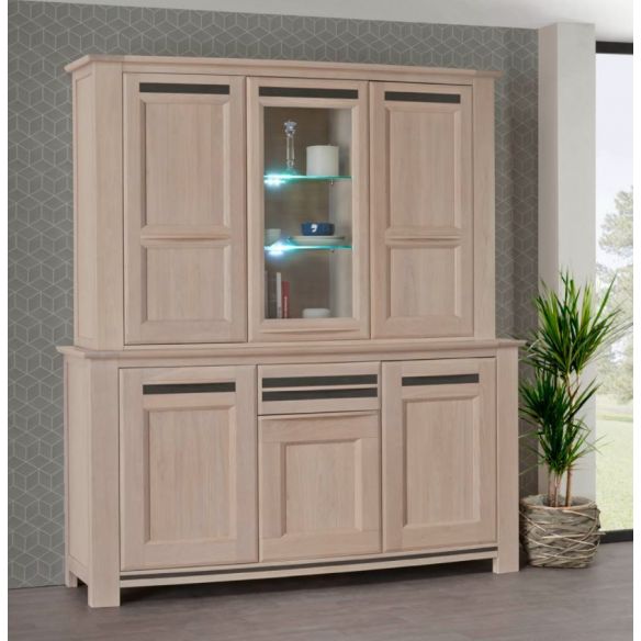 Buffet 2 corps 6 portes - 1 tiroir 2.03m GIRARDEAU