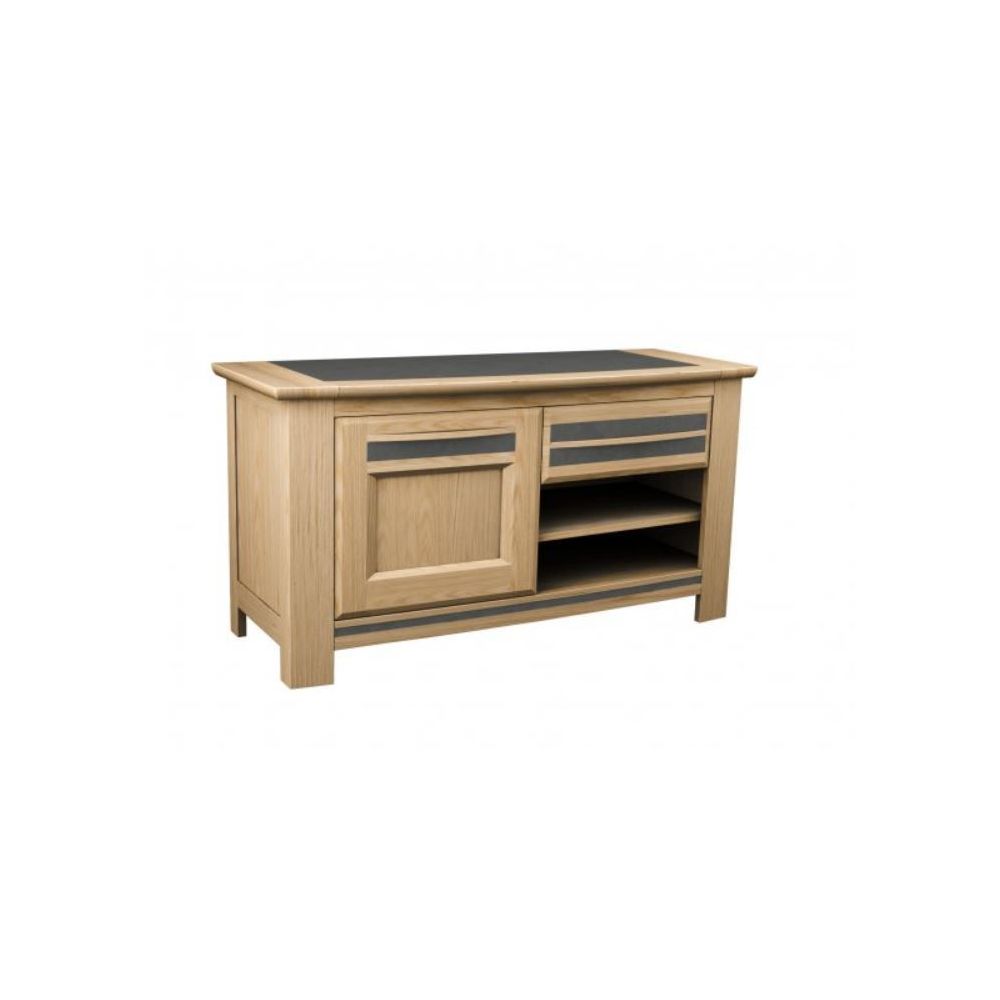 Meuble TV Hifi 1 porte - 1 tiroir 1.25m GIRARDEAU