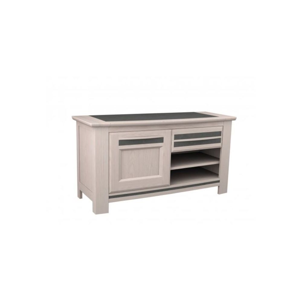 Meuble TV Hifi 1 porte - 1 tiroir 1.25m GIRARDEAU